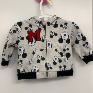 BABY DISNEY HOODED MICKEY MOUSE SWEATSHIRT size 3-6 months